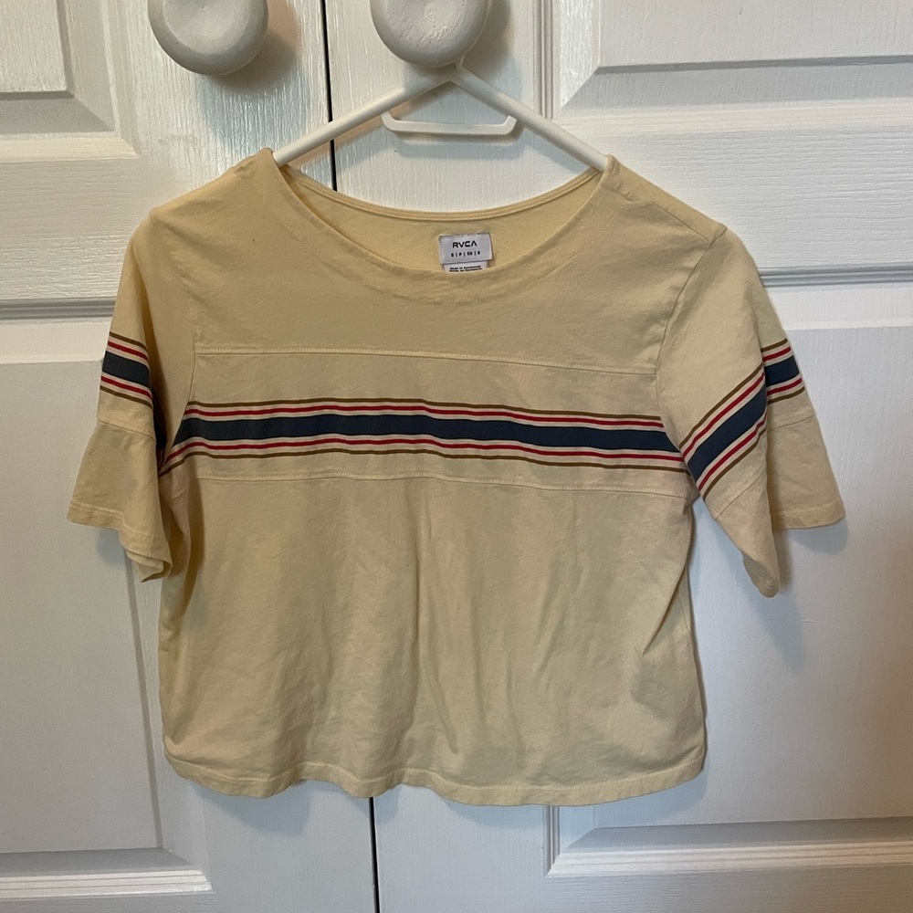 RVCA yellow t shirt
